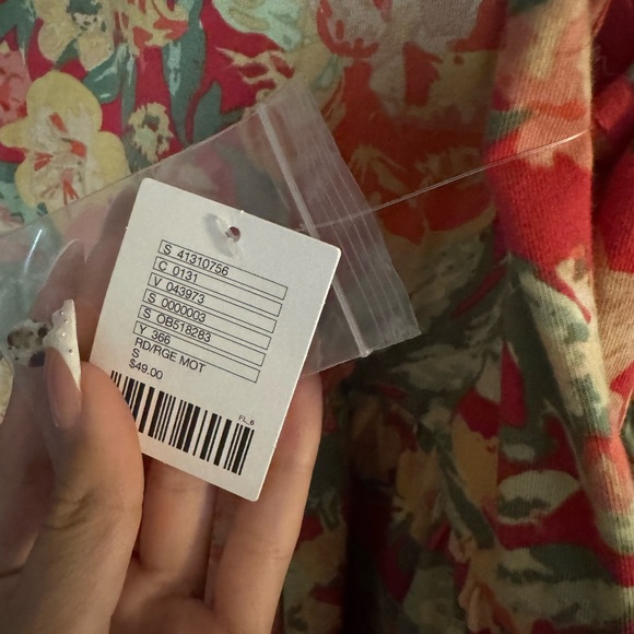 Kimchi Blue Coral and Green Floral Romper (NWT) - Picture 5 of 5